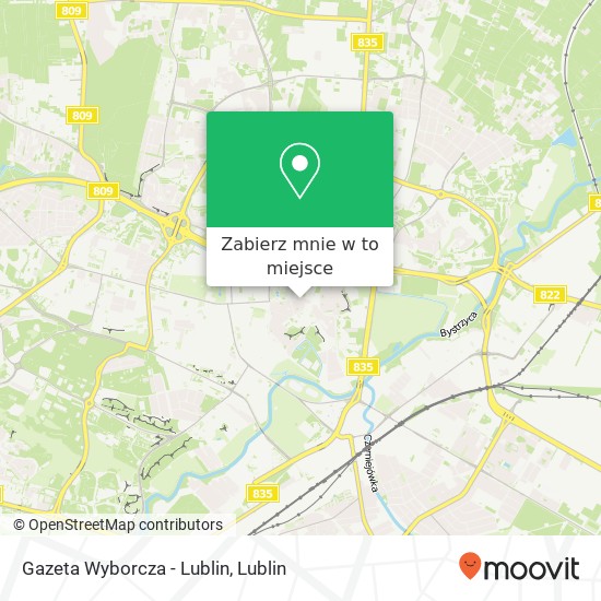 Mapa Gazeta Wyborcza - Lublin