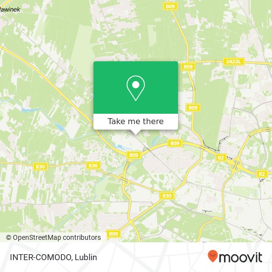 Mapa INTER-COMODO