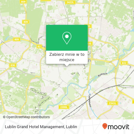 Mapa Lublin Grand Hotel Management