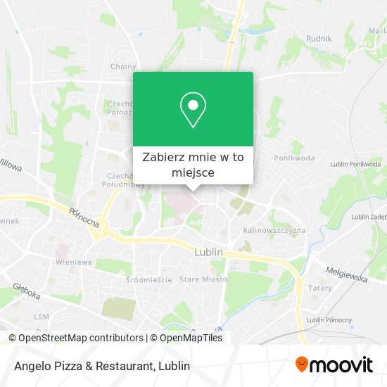 Mapa Angelo Pizza & Restaurant