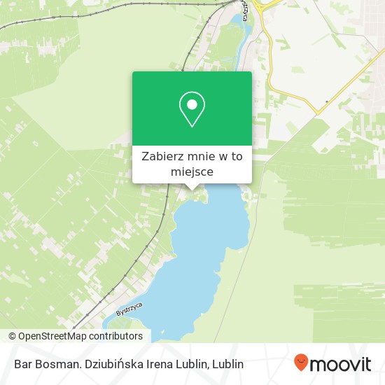 Mapa Bar Bosman. Dziubińska Irena Lublin