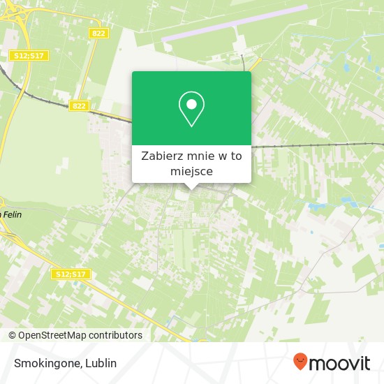 Mapa Smokingone, ulica ks. Jana Hryniewicza 12 21-040 Swidnik