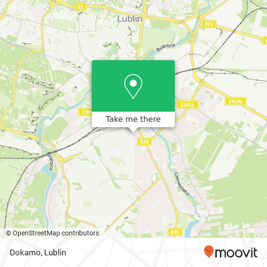 Mapa Dokamo, ulica Nowy Rynek 16 20-423 Lublin