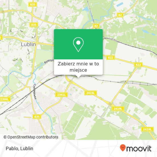 Mapa Pablo, ulica Chemiczna 7 20-329 Lublin