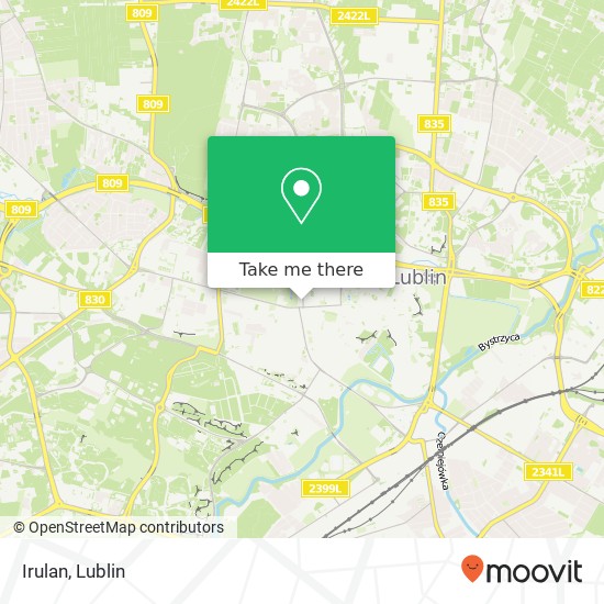 Mapa Irulan, ulica Wieniawska 4 20-071 Lublin
