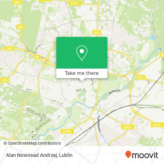 Mapa Alan Nowosad Andrzej, ulica Krakowskie Przedmiescie 9 20-002 Lublin