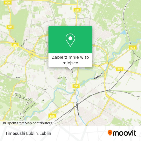 Mapa Timesushi Lublin