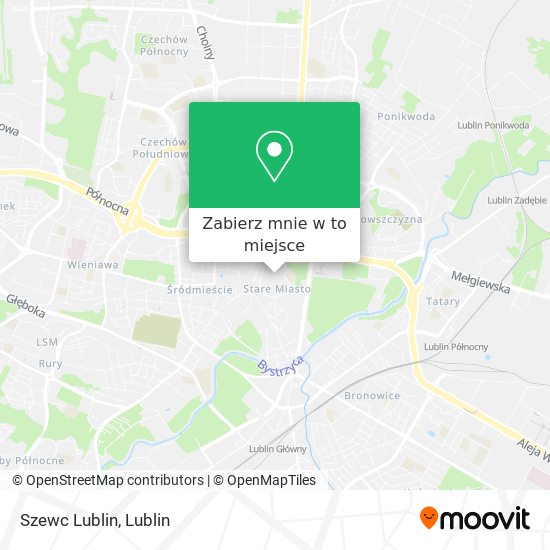 Mapa Szewc Lublin