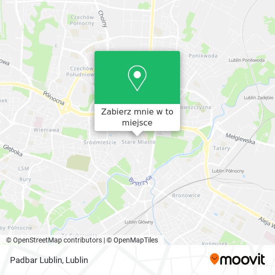 Mapa Padbar Lublin