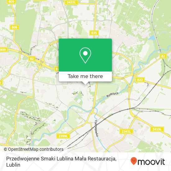 Mapa Przedwojenne Smaki Lublina Mała Restauracja, ulica Rynek 14 20-111 Lublin