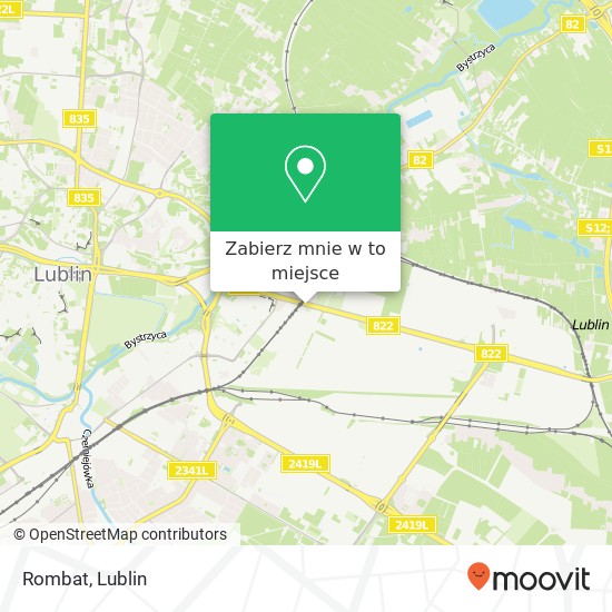 Mapa Rombat, ulica Melgiewska 7 20-209 Lublin