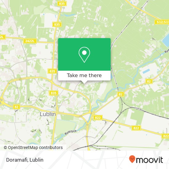 Mapa Doramafi, ulica Niepodleglosci 19 20-246 Lublin