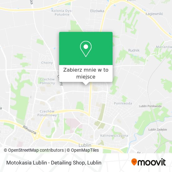 Mapa Motokasia Lublin - Detailing Shop