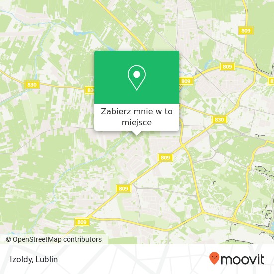 Mapa Izoldy