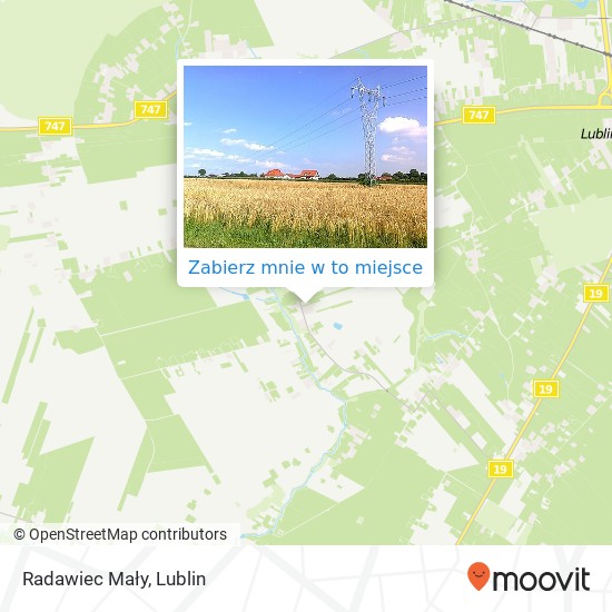 Mapa Radawiec Mały