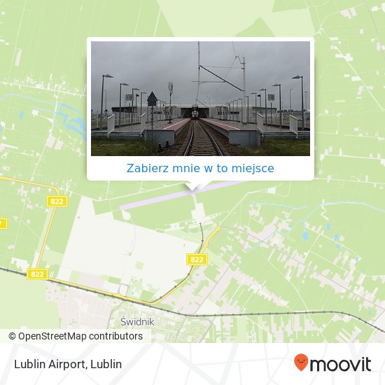 Mapa Lublin Airport
