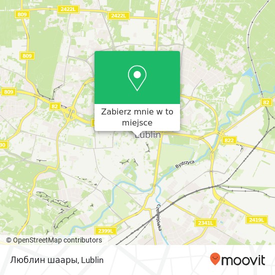 Mapa Люблин шаары