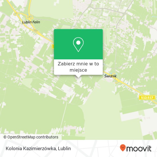 Mapa Kolonia Kazimierzówka
