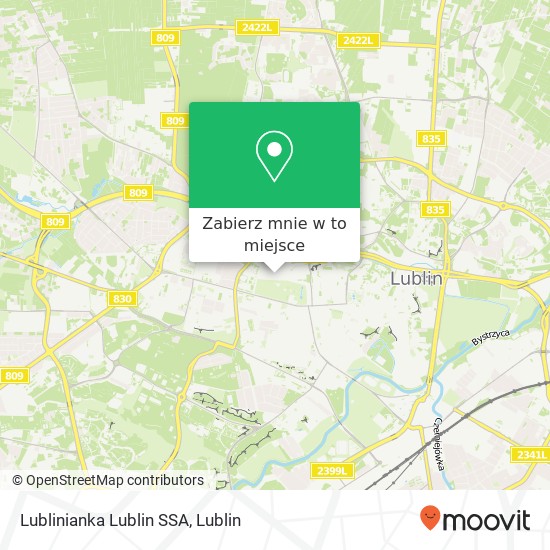 Mapa Lublinianka Lublin SSA