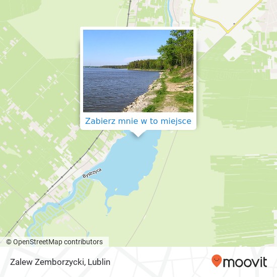 Mapa Zalew Zemborzycki