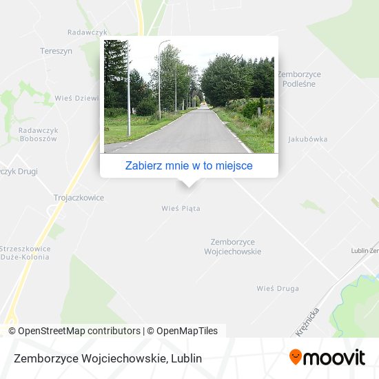 Mapa Zemborzyce Wojciechowskie