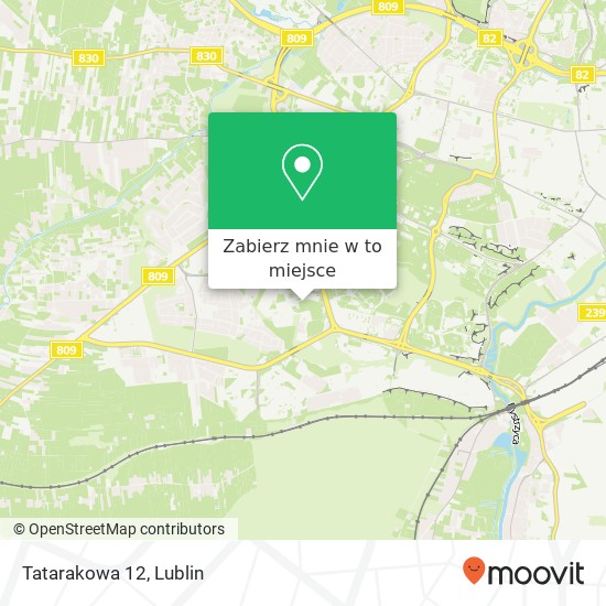 Mapa Tatarakowa 12