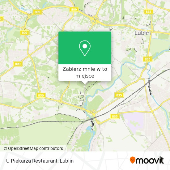 Mapa U Piekarza Restaurant