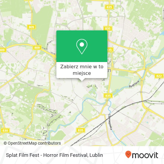 Mapa Splat Film Fest - Horror Film Festival