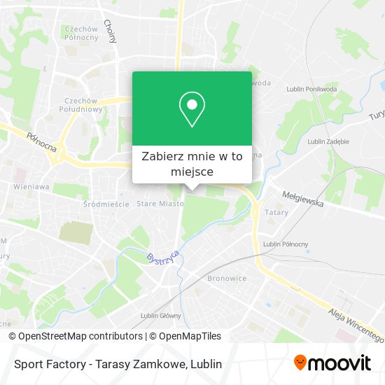 Mapa Sport Factory - Tarasy Zamkowe