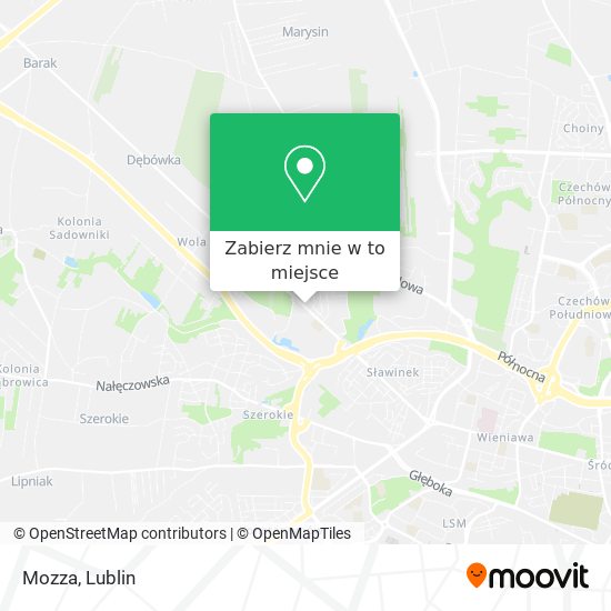 Mapa Mozza