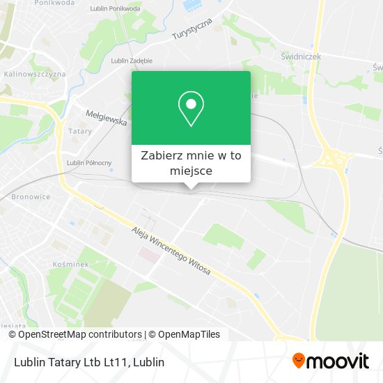 Mapa Lublin Tatary Ltb Lt11