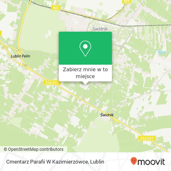 Mapa Cmentarz Parafii W Kazimierzówce