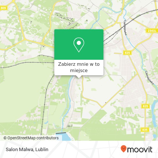 Mapa Salon Malwa
