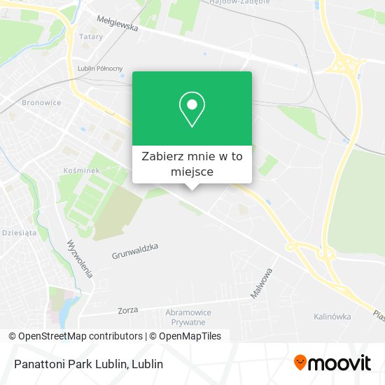 Mapa Panattoni Park Lublin