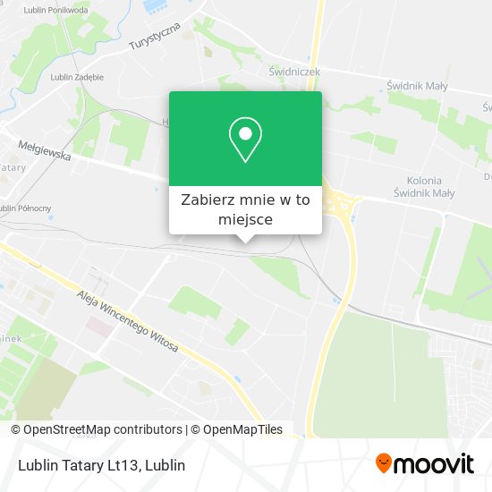 Mapa Lublin Tatary Lt13