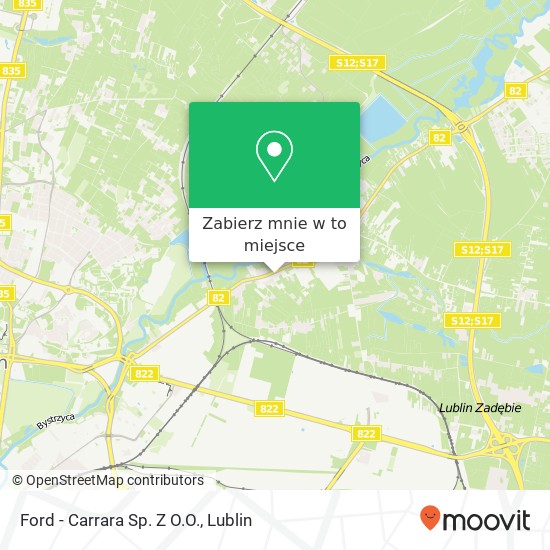 Mapa Ford - Carrara Sp. Z O.O.