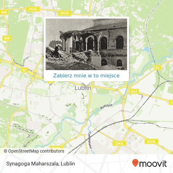 Mapa Synagoga Maharszala