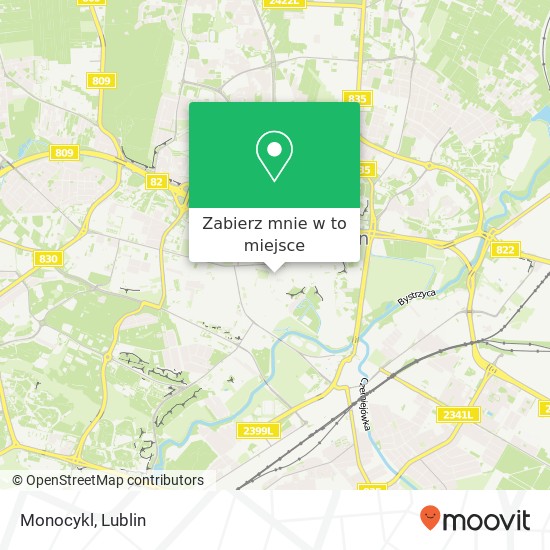 Mapa Monocykl
