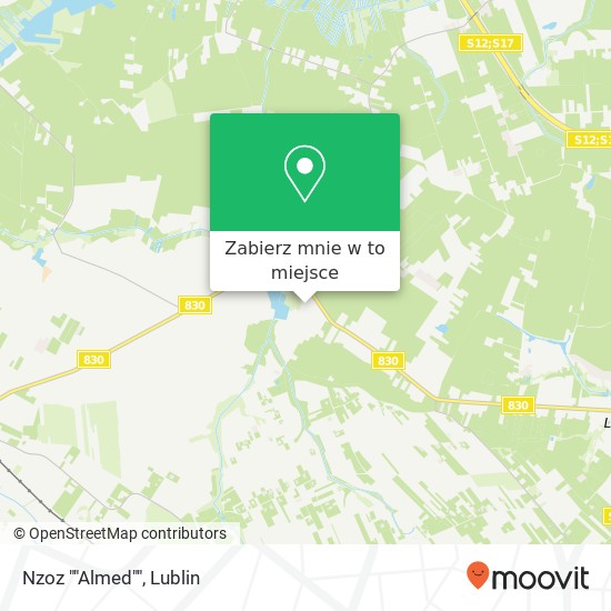Mapa Nzoz ""Almed""