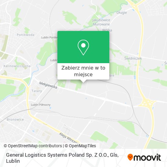 Mapa General Logistics Systems Poland Sp. Z O.O., Gls