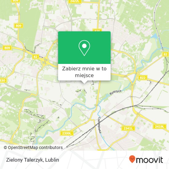 Mapa Zielony Talerzyk