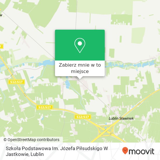 Mapa Szkoła Podstawowa Im. Józefa Piłsudskigo W Jastkowie