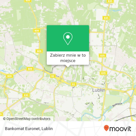 Mapa Bankomat Euronet