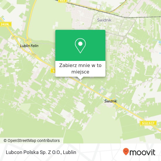Mapa Lubcon Polska Sp. Z O.O.