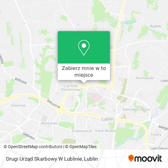 Mapa Drugi Urząd Skarbowy W Lublinie