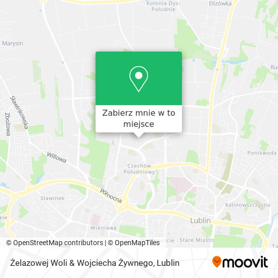 Mapa Żelazowej Woli & Wojciecha Żywnego