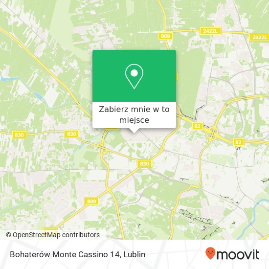 Mapa Bohaterów Monte Cassino 14