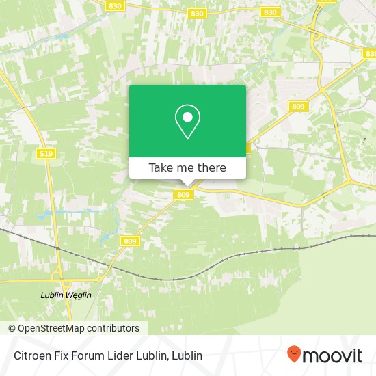 Mapa Citroen Fix Forum Lider Lublin
