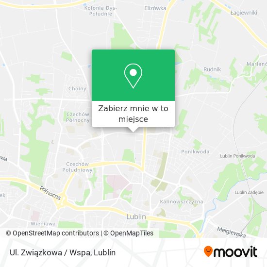 Mapa Ul. Związkowa / Wspa