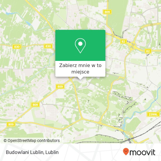 Mapa Budowlani Lublin